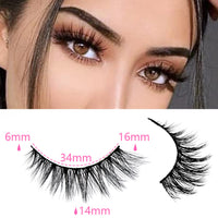 3D Faux Mink False Eyelashes - Style 11 - image 1