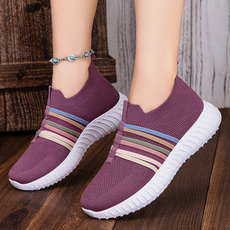 Women's Casual Shoes Breathable Mesh Surface Plus Size Soft Bottom Pumps - image 3