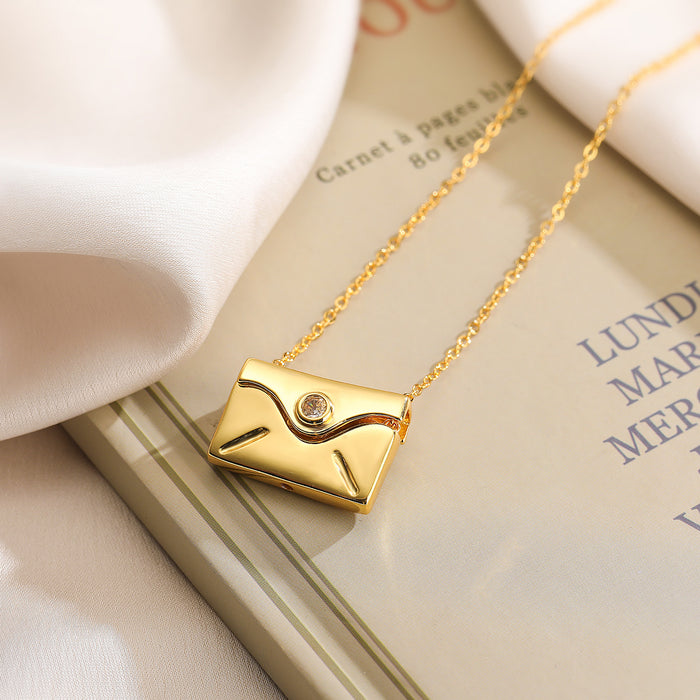 Artisan Gold Pendant Necklace