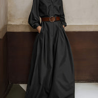 Women's Vintage Casual Long Dress - image 1