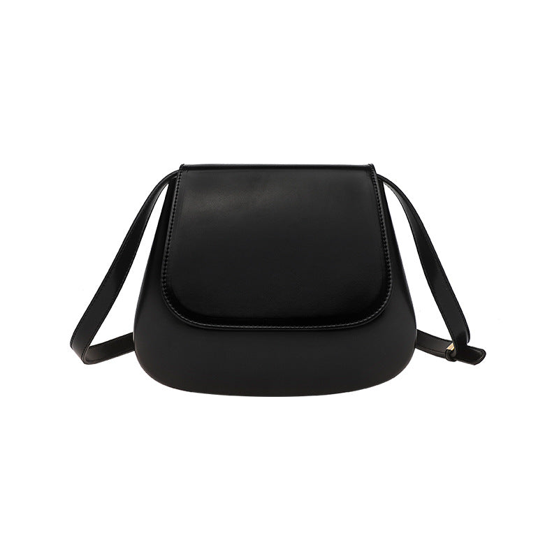 Vegan Leather Saddle Crossbody Bag - image 9