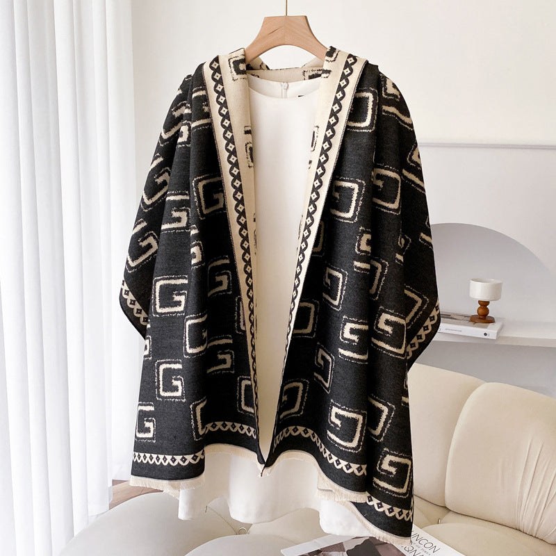 Warm Cashmere-like Thick Shawl Long Wild Scarf - image 9