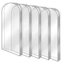 Paquete de 5 fundas transparentes para colgar ropa, antipolvo - image 4