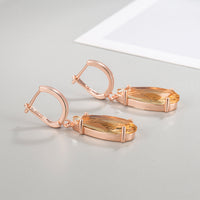 Champagne Gold Teardrop Earrings - image 4