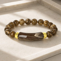 Brown Chip Bead Bracelet - image 8
