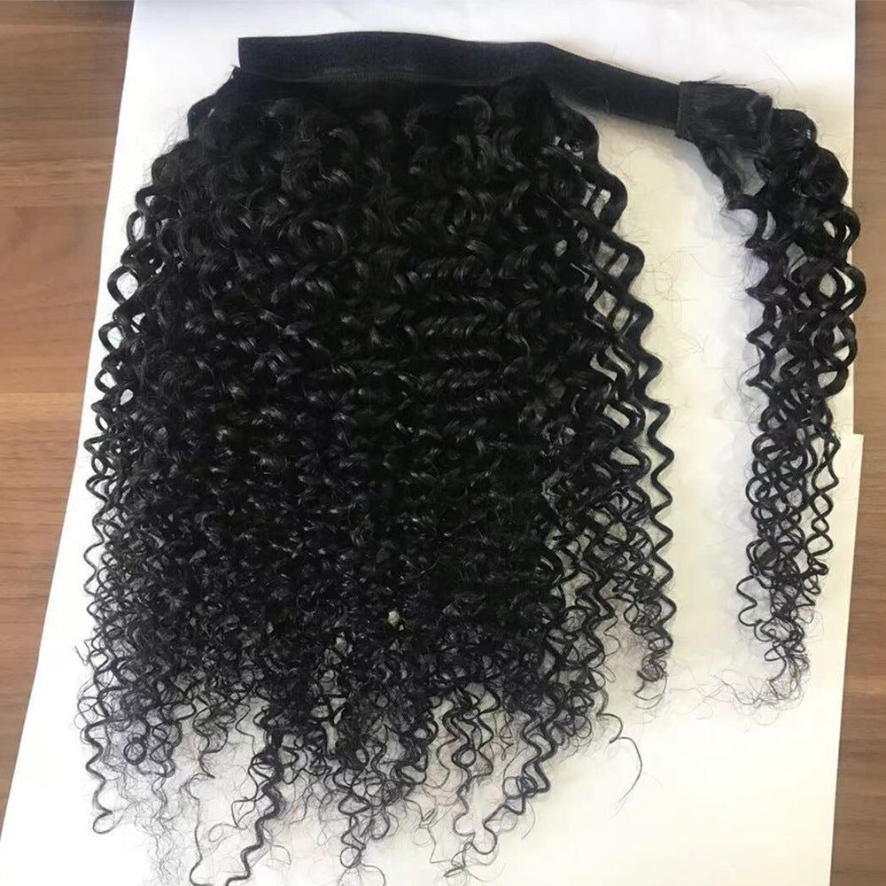 Human Hair Hook-and-Loop Ponytail - image 3