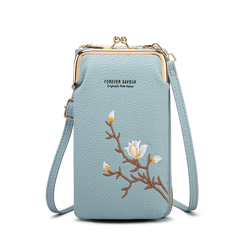 Embroidered Mini Crossbody Phone Purse - image 8