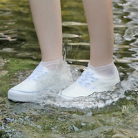 3 Pairs One Size Thickened Latex Silicone Shoe Covers, Waterproof Rain Overshoes - image 7