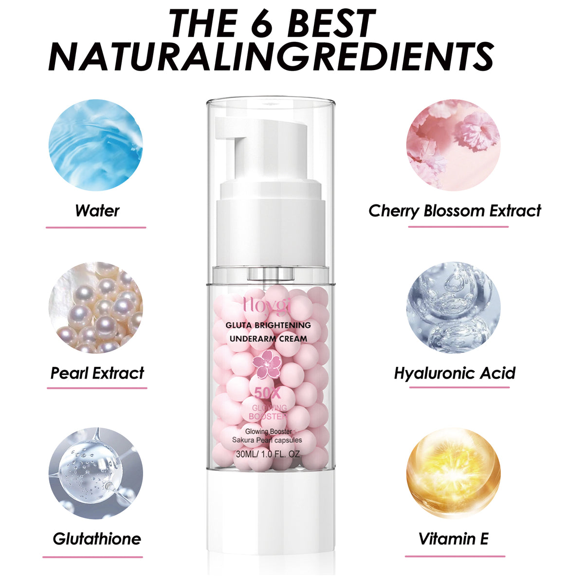 Hoygi Brightening Underarm Cream Lightens Dark Joints, Elbows And Armpits, Whitens Skin, Moisturizes And Beautifies Creams - image 2