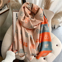 Double-sided Artificial Cashmere Scarf Thickened - image 7