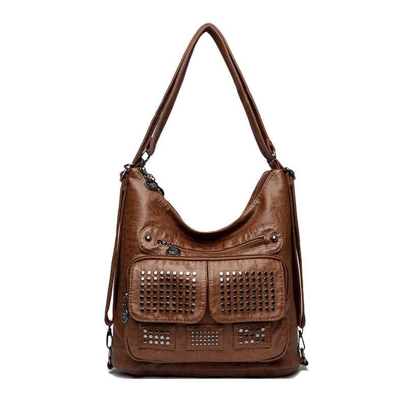 Vintage Large Crossbody Shoulder Bag - image 5