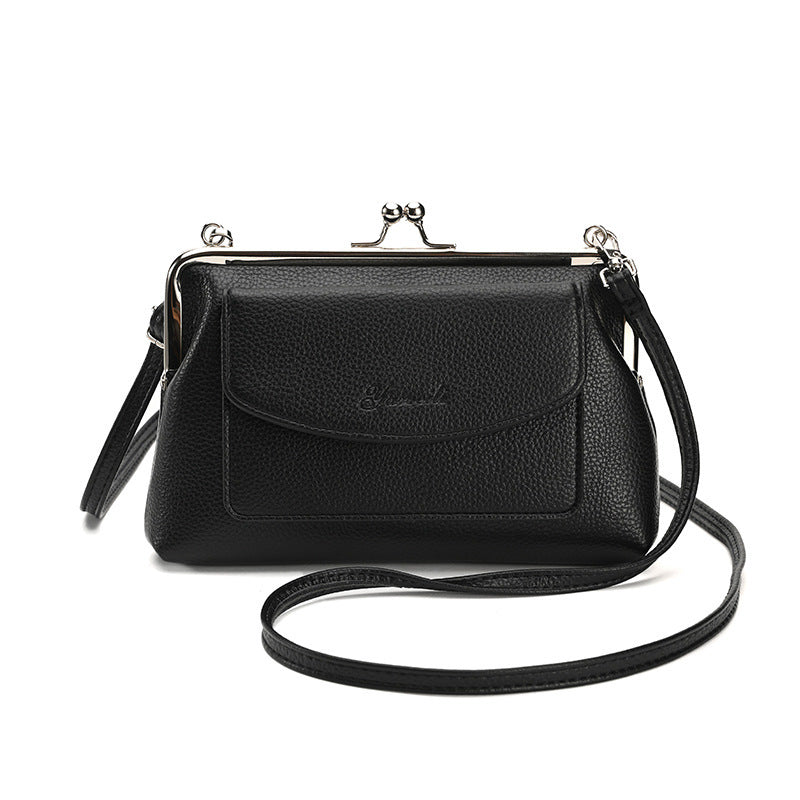 Large Capacity Solid Color Shoulder Bag