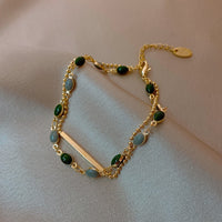 Dainty Gold Plated Bracelet - image 1