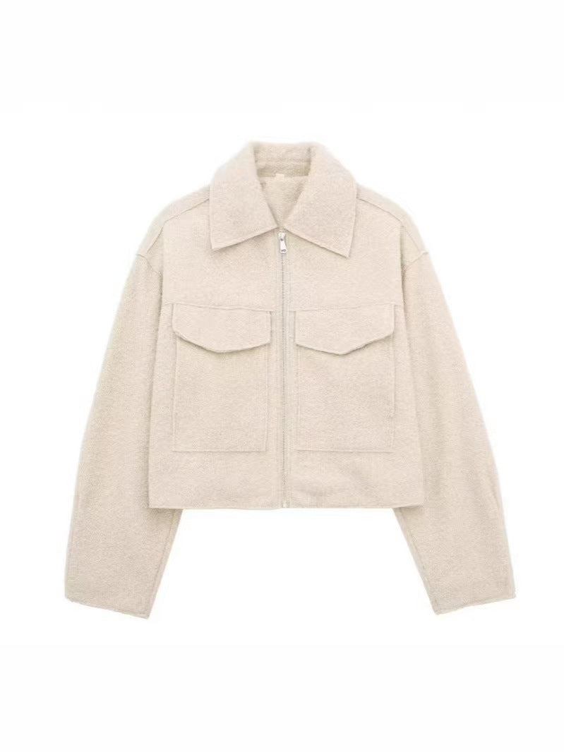 Classic Short Textured Coat