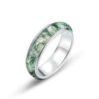 Natural Moss Agate Ring - image 12