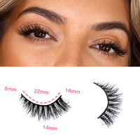 3D Faux Mink False Eyelashes - Style 06 - image 1