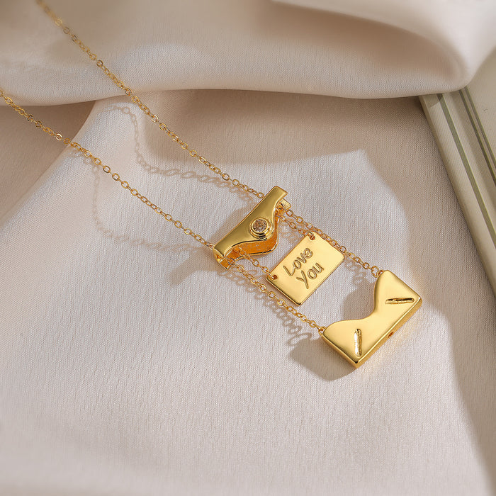 Artisan Gold Pendant Necklace