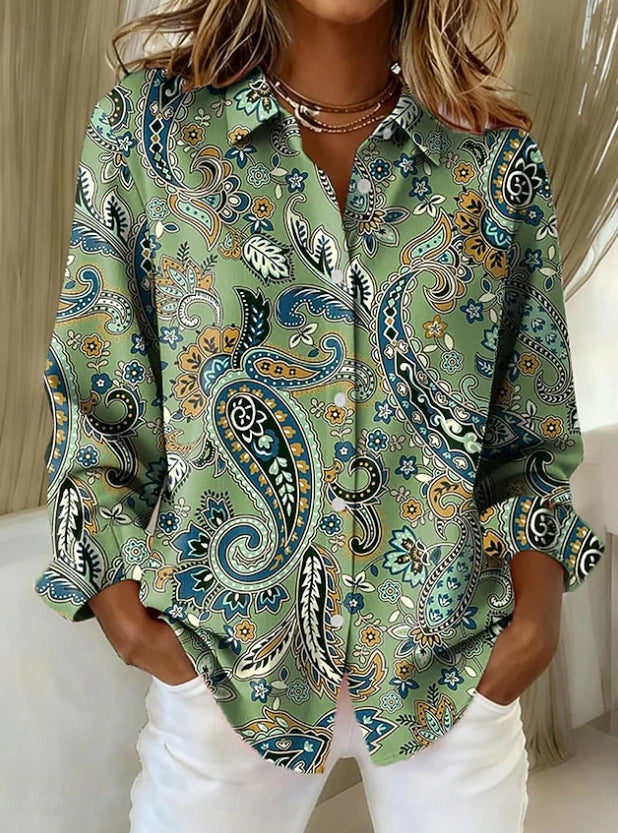 Women's Long Sleeve Button-Down Shirt