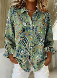 Women's Long Sleeve Button-Down Shirt - image 2