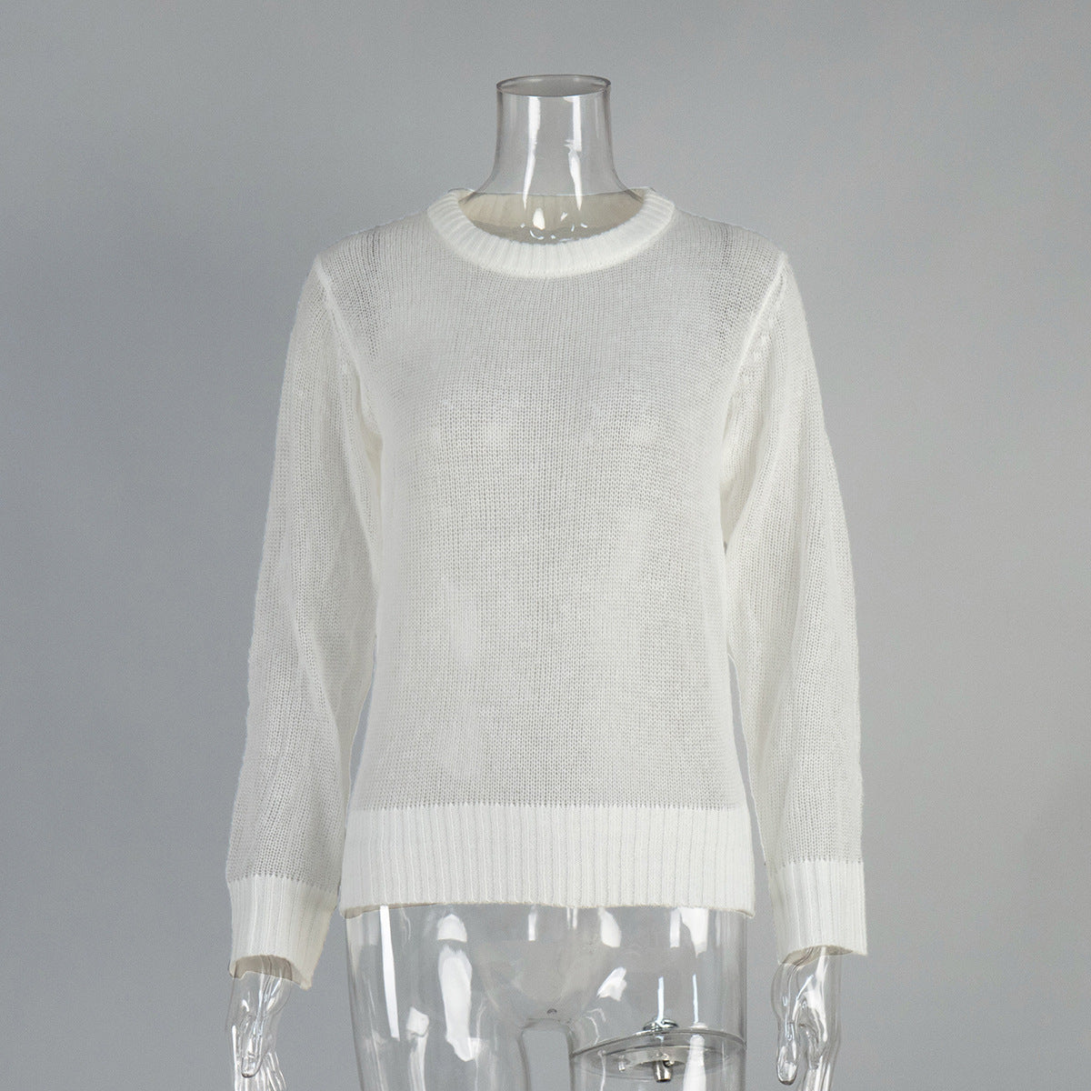 Women's Sheer Knit Base Layer Sweater