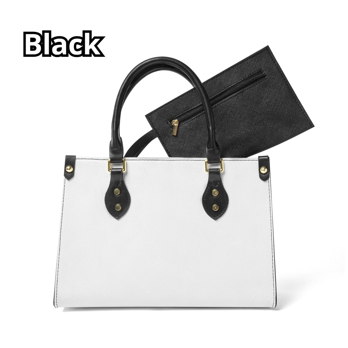 Personalized Faux Leather Tote Bag - image 4