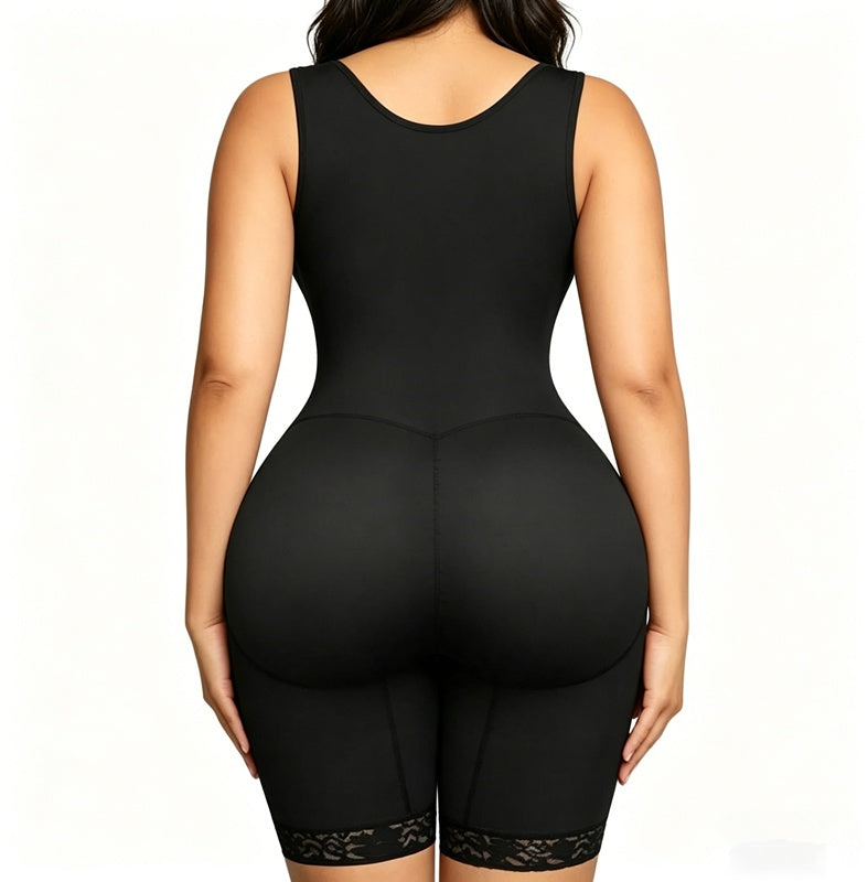 Colombian Full Body Shaper with Zipper Crotch & Butt Lifter - image 8