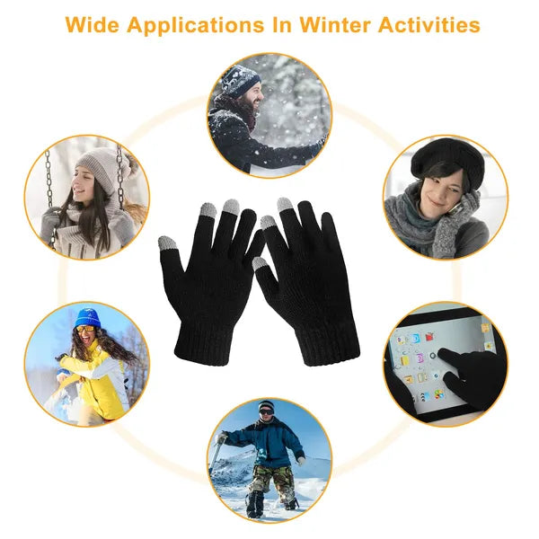 Touch Screen Winter Gloves - Style 3 - image 2