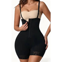 Women's Faja Bodysuit with Tummy Control, Hook Front Waist Trainer - image 1