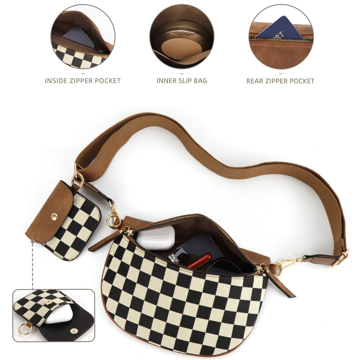 Bolsa portátil de cuadros, estilo 2 - image 3