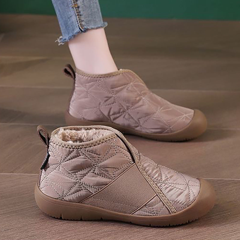 Women's Waterproof Non-Slip Plush Ankle Snow Boots - image 2