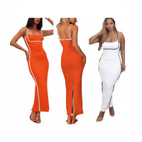 Off-Shoulder Color Block Bodycon Dress - image 2