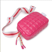 Viva Terry Women's Quilted Waist Pack Small Puffy Sports Bag Adjustable Strap Ideal For Running, Travel - image 1