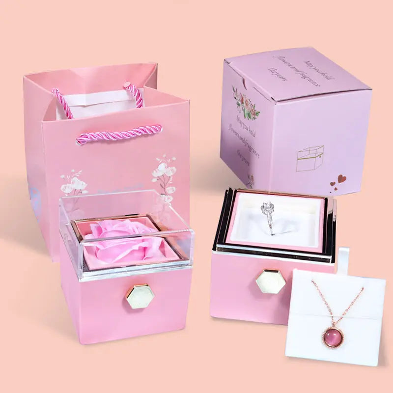 Rotating Rose Jewelry Gift Box - image 5