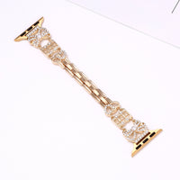 Bow Rhinestone Metal Band Compatible with Apple Watch - image 6