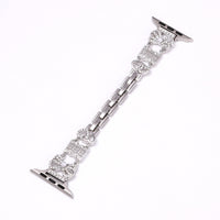Bow Rhinestone Metal Band Compatible with Apple Watch - image 5