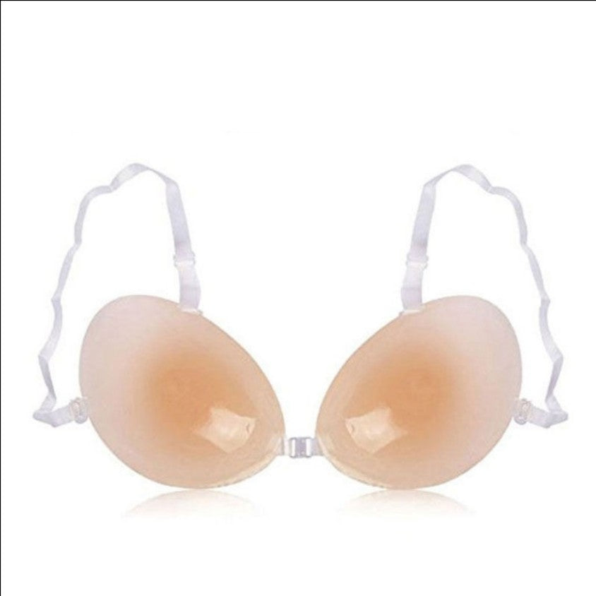 Women's Invisible Silicone Bra Adjustable Straps Lightweight Comfort Natural Lift For Daily Casual Sports
