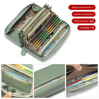 Large Capacity Genuine Leather Wallet - image 4