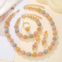 Two-Tone Beaded Jewelry Set - image 5