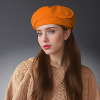 The High-end Button Beret Makes Your Face Look Smaller - image 4