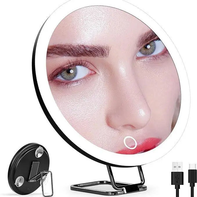 Espejo de maquillaje LED con luz de relleno - image 6