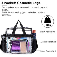 Clear Crossbody Bag Stadium Approved Clear Transparent Shoulder Bag - image 5