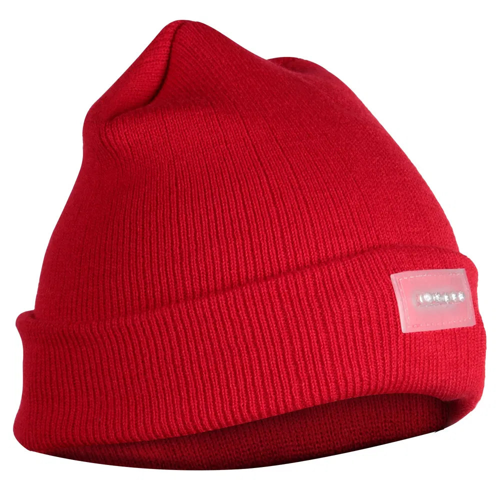 Unisex 5 LED Knitted Beanie Winter Warm Hat Camping Jogging Running Cap Headlamp - image 8
