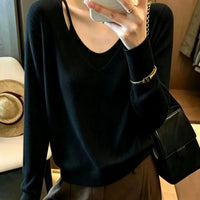 Women's Long Sleeve Knit Base Layer Sweater - image 6