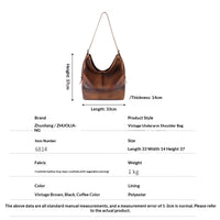 Large Retro Crossbody Shoulder Bag - image 7