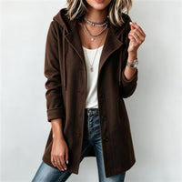 Women's Hooded Trench Coat - image 3