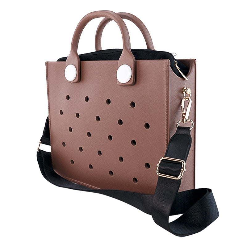 Women's EVA Beach Tote Bag with Charms, Waterproof - image 4