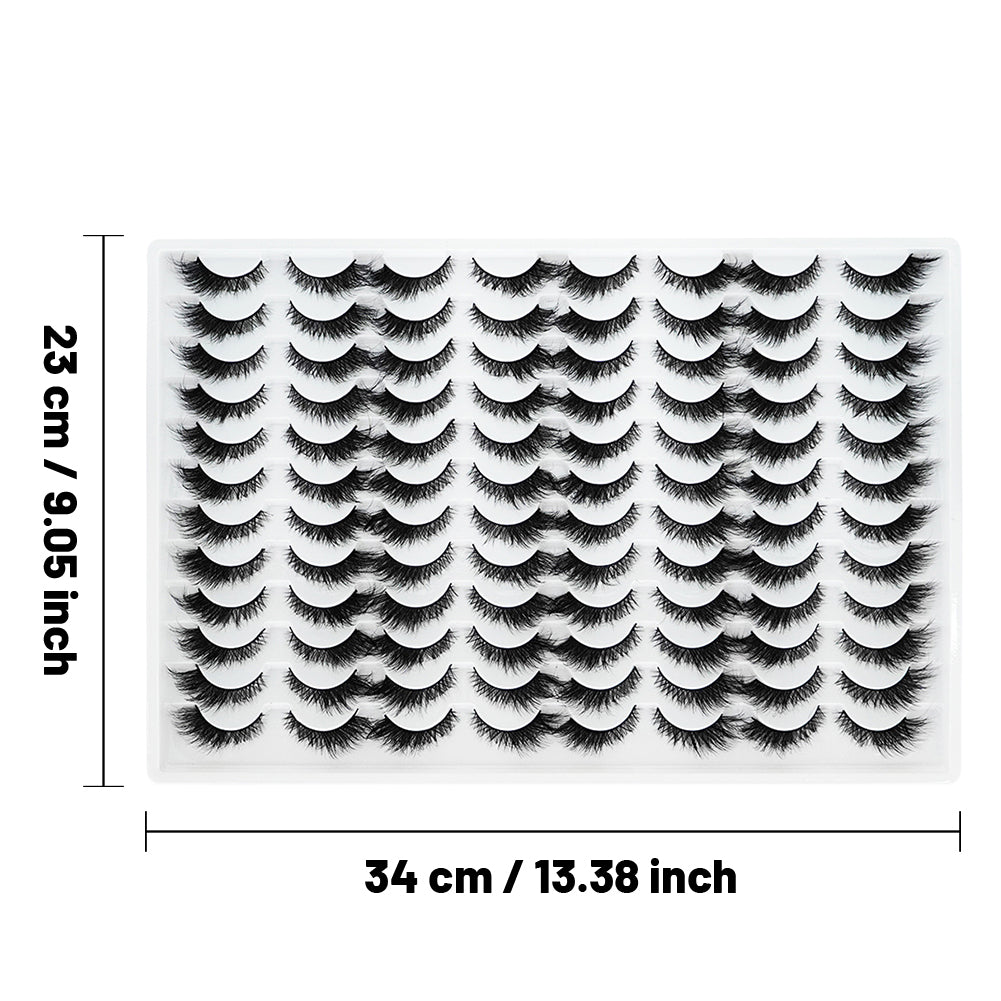 3D Faux Mink False Eyelashes - Style 01 - image 3