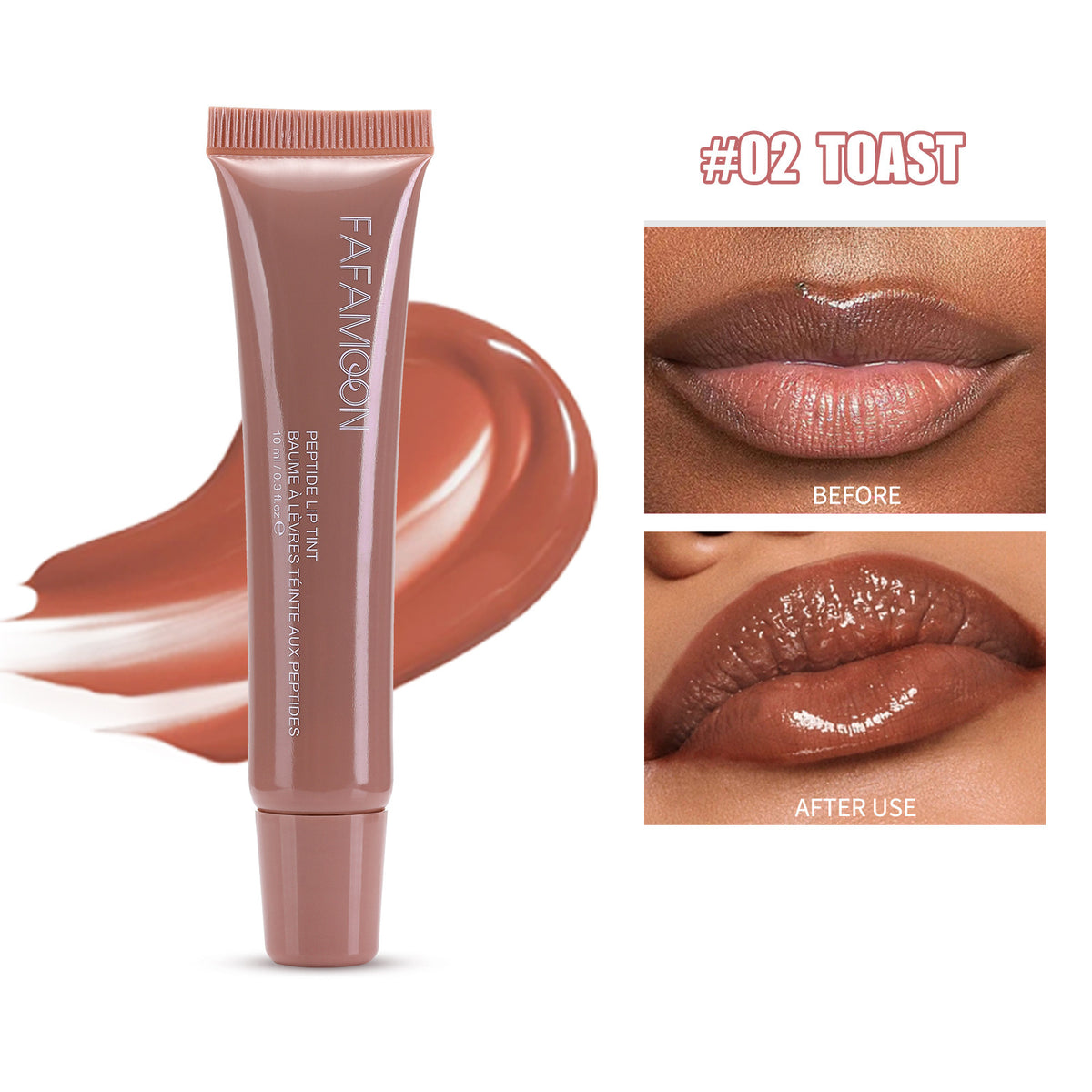 Glossy Lip Glaze Waterproof Long Lasting Lip Gloss Glossy Mirror Tea Red Liquid Lipstick Doodle Lip Korean - image 8