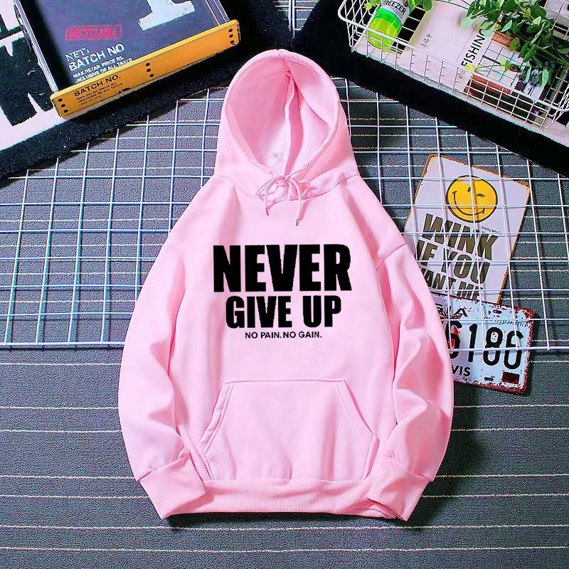Women's Letter Print Hooded Sweatshirt - image 10