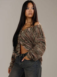 Oversized Textured Cardigan Spring Casual - image 4